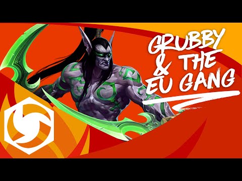 Rank Win ft. @FollowGrubby : "Grubby and The EU Gang" - Heroes of the Storm Gameplay 2020
