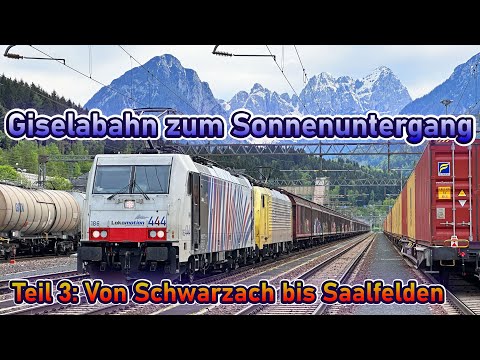 Bei Traumwetter über die Giselabahn! Schwarzach-Saalfelden (Teil 3) | Lokführeralltag #33