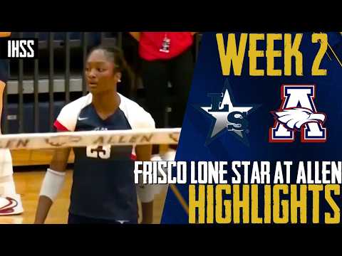 Allen Eagles Volleyball Tops Frisco Lone Star Behind Ogbogu & Team Depth