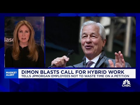 JPMorgan CEO Jamie Dimon blasts call for hybrid work, tells employees not to waste time on petition