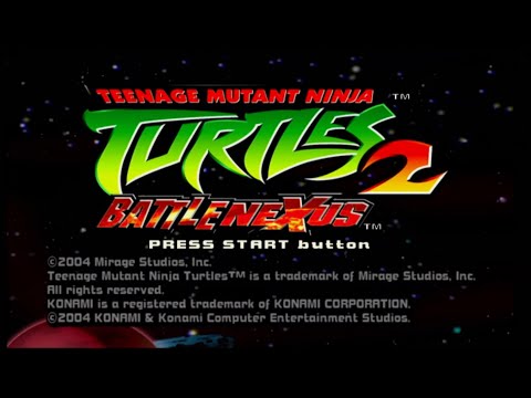 Teenage Mutant Ninja Turtles 2: Battle Nexus PS2 Intro & Music