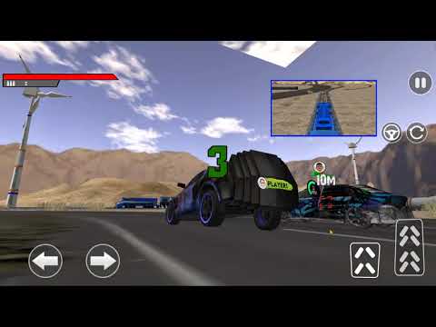 I Raced the Train on Train Derby Demolition Car Destruction Sim 2020
