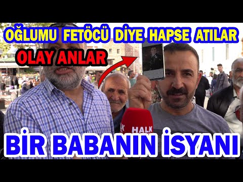 OĞLUM FETOCU DİYE OKULDAN ATILDI..  HACI ASKERE FETÖCÜ DEDİ - Sokak Röpörtajları