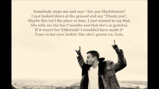 Macklemore x Ryan Lewis ft. Ben Birdwell - Starting Over (lyrics)