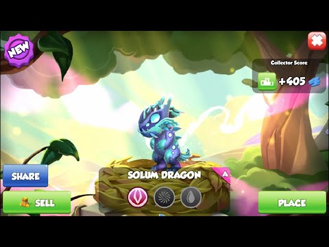 Hatched Ancient Solum Dragon-Dragon Mania Legends | 700 Happy Dragons | DML