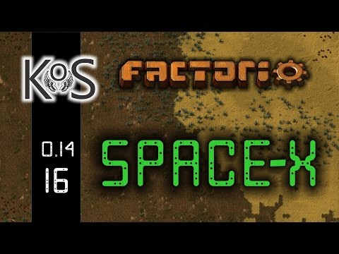 Factorio 0.14 Space-X Mod, Ep 16: New Mall Stores - Let's Play, Gameplay
