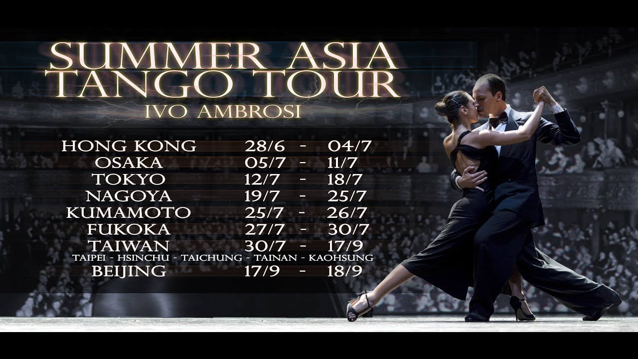 Asia Tango Tour - 3 month in 3 minuts  - Ivo Ambrosi