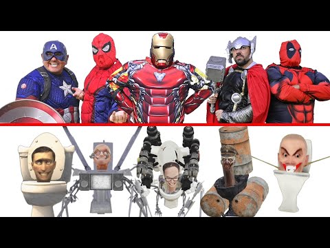 Superheroes VS skibidi toilet 6