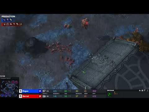 GLOBAL FINALS | Serral vs Rogue | Game 3 | SEMIFINAL | Blizzcon | ZvZ | Starcraft 2