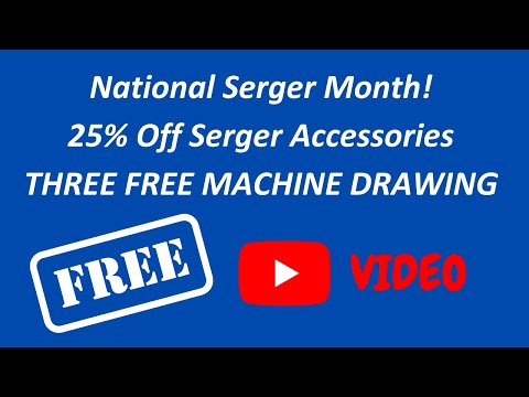 National Serger Month continues