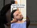 Deep C1 Atlas T4 Side Slip Chiropractic Adjustment Shorts