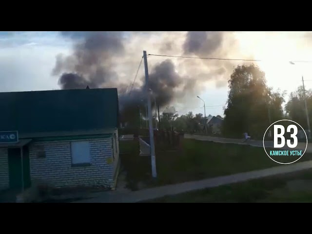 В селе Теньки горит дом 19.05.18