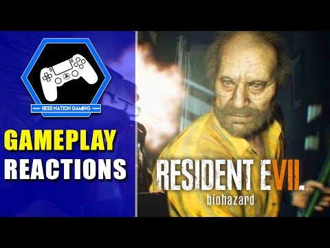Resident Evil 7 Reactions 😱 - HerdNationGaming
