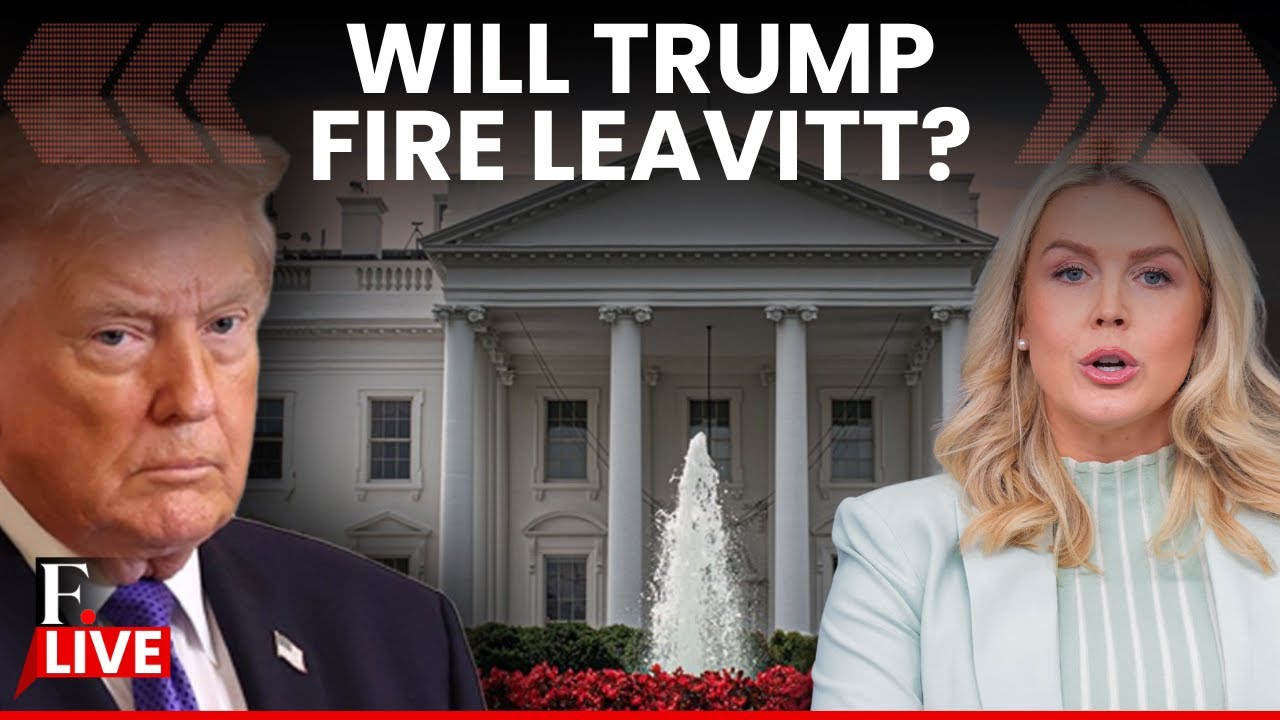 LIVE: Trump Blames White House Press Secretary Leavitt for Bad Publicity | White House