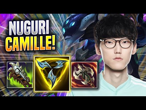 NUGURI TRIES CAMILLE WITH NEW BUFFS! - DK Nuguri Plays Camille TOP vs Fiora! | Season 2022
