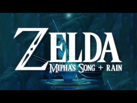 Mipha's Song + Rain Ambience | Relaxing Zelda | 3 Hours | Rain Zelda Ambience | Sleep Zelda Music