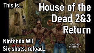 This is House of the Dead 2&3 Return for the Nintendo Wii