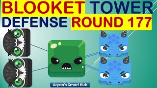 Defeat Round 177 on Blooket Tower Defense!