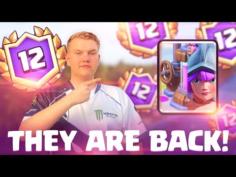 THEY ARE BACK! 12 Win Classic 3 Musketeers Cycle Deck LIVE Grand Challenge Gameplay - Clash Royale