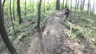 preview picture of video 'Ft Harrison State Park Indiana Mountain Bike Spring Training Ride - Filmed with Contour ROAM'
