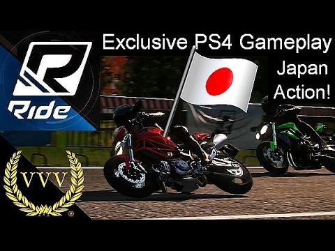 Ride Exclusive PS4 Gameplay - Japan Kanto Hills Circuit - YouTube