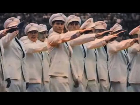 Parade of Nations during the Opening ceremony of the 1936 Summer Olympics in Berlin