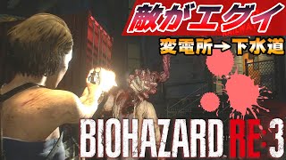 バイオハザードRE3 【フルHD 全年齢対象】変電所から下水道まで