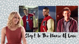 Stop! In The Name Of Love | Quinn Puck Sam &amp; Finn  GLEE