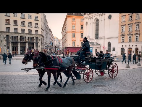 Walking Vienna City Center, Maria Theresia Square to Stephansdom, Austria, | 4K HDR | ASMR