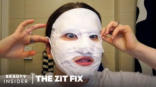 Plaster Mask Dries Hard While Deeply Hydrating The Skin | The Zit Fix