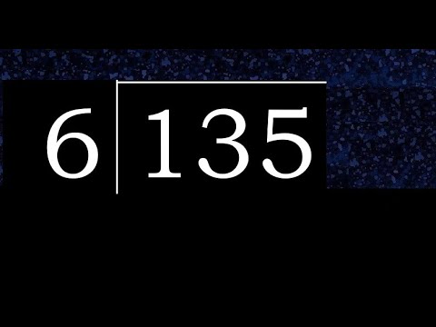 135 Divided By 6