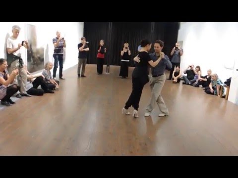  Joachim Dietiker  and  Michelle Marsidi  are  dancing  to  the  vals  "  La Serenata  "  by  Ricardo Tanturi