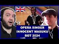 Opera singer Innocent Masuku BLOWS Judges away | Auditions | BGT 2024 | TEACHER PAUL REACTS