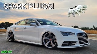 SPARK PLUGS REPLACMENT on my 2016 Audi C7.5/4G8 A7 Quattro Prestige!