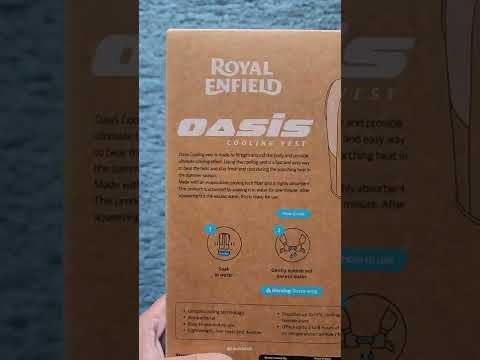 Royalenfield - OASIS COOLING VEST #motorcycle #coolingvest