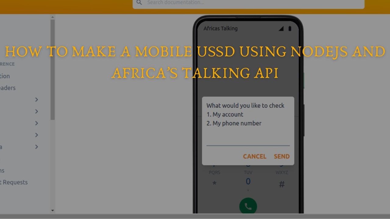 Building a Mobile USSD App with Node.js & Africa's Talking API
