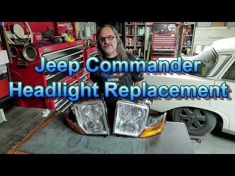 Jeep Commander Headlight Replacement DIY + Upgrade to LED & tip to keep your lights from fogging up