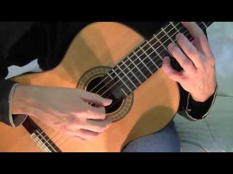 G.F. Händel: Passacaille from Suite 7, Andreas Lindae playing classical guitar