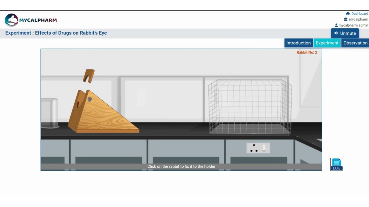 Effect of Drugs on Rabbit Eyes