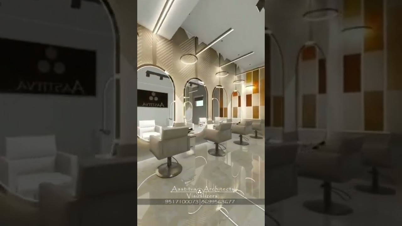 salon interior designs | salon unique design ideas #salon #shorts #shortsfeed #interiordesign
