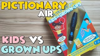 Pictionary Air Kids vs Grown-Ups Family Drawing board Game MATTEL