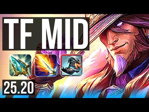 TWISTED FATE vs YONE (MID) | 9/1/6, Dominating | KR Master | 25.20