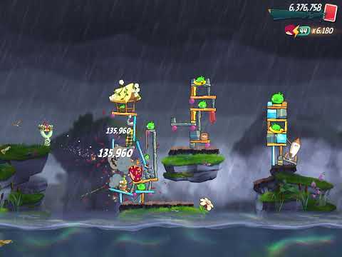 Angry birds 2: boss level 466 ( Cobalt Plateaus/ Pig Bay)