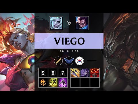 Viego Mid vs Yasuo - KR Diamond Patch 25.14