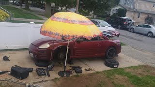 how to change passenger axle on 3rd gen eclipse