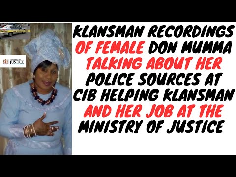 Klansman Gang Trial Recordings Part 7 - Mumma Police Links Helping The Gang Operations