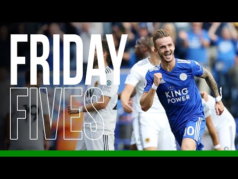 Friday Fives: Goals vs. Wolves | 2019/20