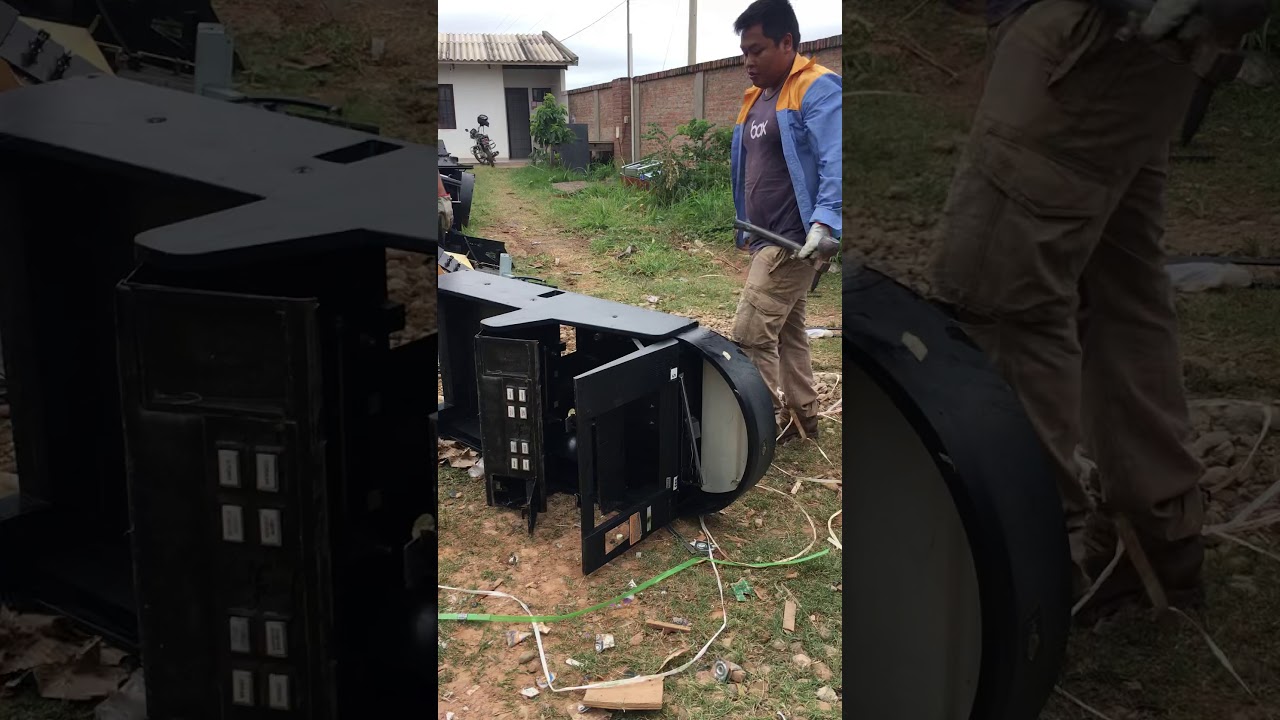 destrcción  máquina de juego