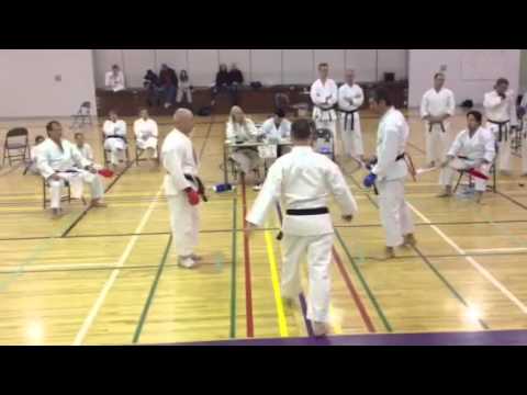 Wado Kai Kumite - Sensei Blaine Beemer VS Sensei Sandro Reffo