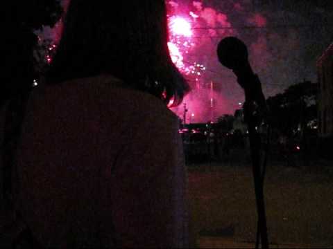 James O-L and the Villains jam during Windsor/Detroit Fireworks 2009